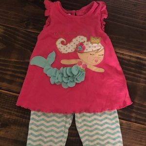 Mud pie mermaid outdoor size 2T